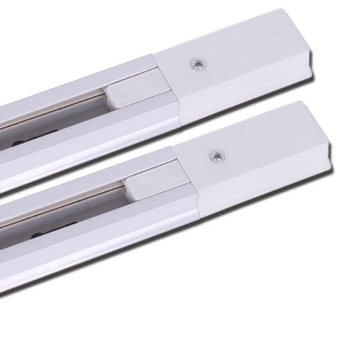 Szyna 1 fazowa szynoprzewód biała 1mb listwa szynowa do lamp zasilanie zaślepka