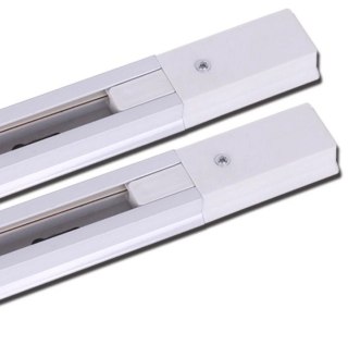 Szyna 1 fazowa szynoprzewód biała 2mb listwa szynowa do lamp zasilanie zaślepka