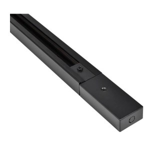 Szyna 1 fazowa szynoprzewód czarna 2mb szynoprzewód listwa szynowa do lamp + zasilanie zaślepka