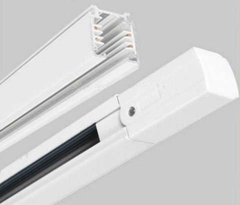 Szyna 3 fazowa biała 2mb szynoprzewód listwa szynowa do lamp + zasilanie zaślepka