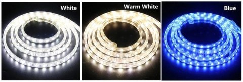 Wąż gumowy taśma LED 1 dioda 1mb 7W 6500K 72d/m 700lm IP67 230V