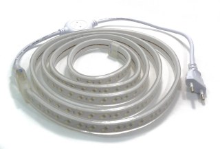 Wąż gumowy taśma LED 2 diody 1mb 12W 3000K 180d/m 1200lm IP67 230V