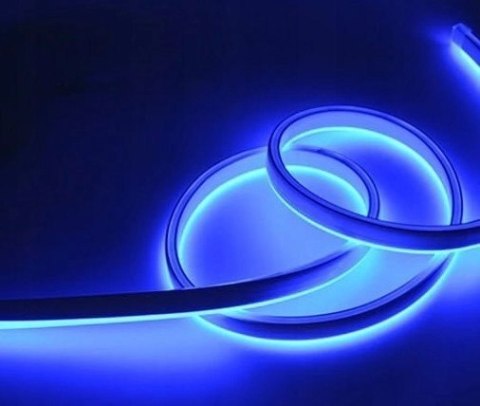 Wąż żelowy Neon LED 1 strona Blue 1mb 7W 120d/m 700lm IP67 230V