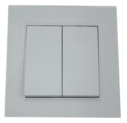 Włącznik wyłącznik przełącznik światła podwójny biały