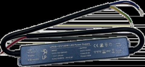 ZASILACZ 100W 12V HERMETYCZNY LPXS100W SLIM IP67