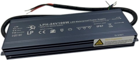 ZASILACZ 100W 24V HERMETYCZNY LPH100W EKSTRA SLIM IP67