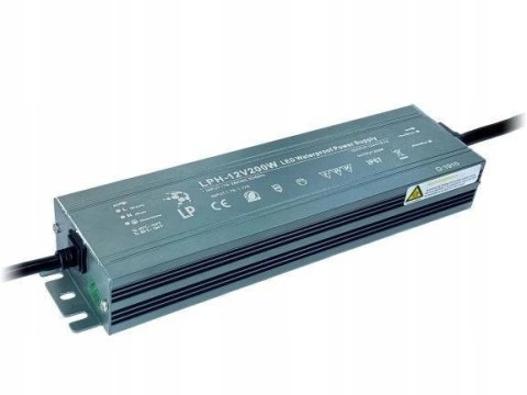 ZASILACZ 12V 200W HERMETYCZNY LPH-200W SLIM IP67