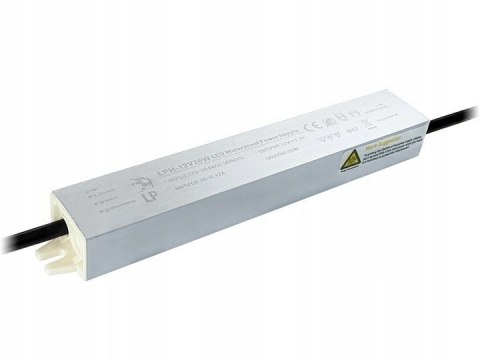 ZASILACZ 12V 40W HERMETYCZNY WODOODPORNY LPH 40W SLIM