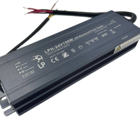 ZASILACZ 150W 24V HERMETYCZNY LPH150W EKSTRA SLIM IP67