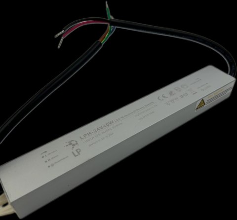 ZASILACZ 40W 24V HERMETYCZNY LPH40W EKSTRA SLIM IP67