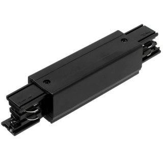 Zasilanie środkowe łącznik 3 fazowy czarny do listwy szynowej