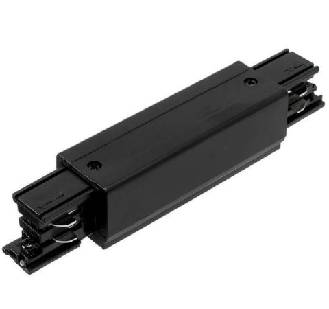 Zasilanie środkowe łącznik 3 fazowy czarny do listwy szynowej