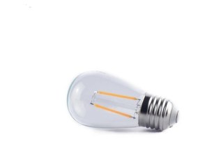 Zestaw girlanda ogrodowa żarówkowa 15m 15pkt + 15 szt żarówka vintage Edison LED 2W ST45 E27 6000K