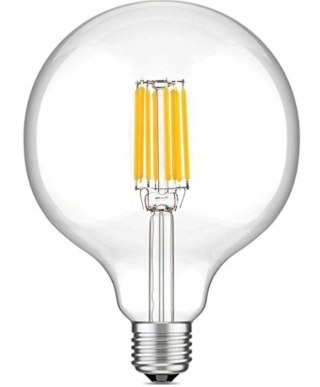 Girlanda ogrodowa świetlna na ogród taras balkon 20m 20pkt 20 szt vintage Edison LED 8W G80 E27 2700K