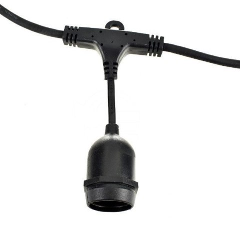 Girlanda świetlna ogrodowa żarówkowa 20m 20pkt 20 szt żarówka vintage Edison LED A60 E27 4000K 8W