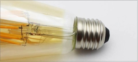 Zestaw girlanda ogrodowa żarówkowa 20m 20pkt + 20szt żarówka LED ST64 E27 Filament 2300K 8W