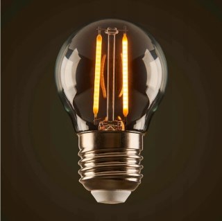 Zestaw girlanda ogrodowa żarówkowa 5m 5pkt+5szt żarówka Edison LED 2W G45 E27 2700K ciepła