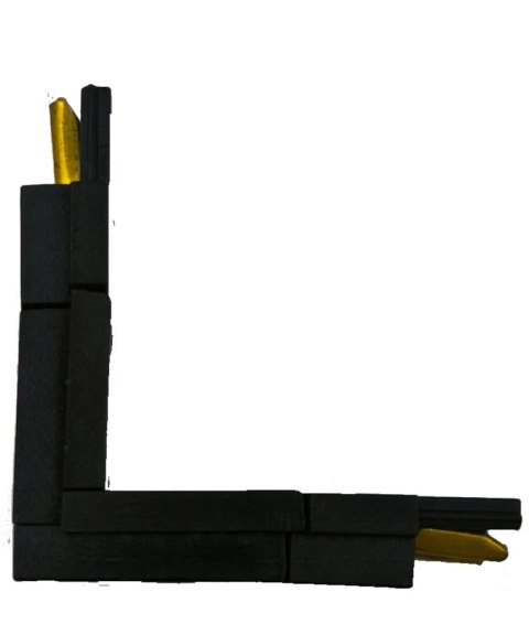 Łącznik kątowy do szynoprzewodu magnetycznego 1F natynkowego Ultra Slim czarny