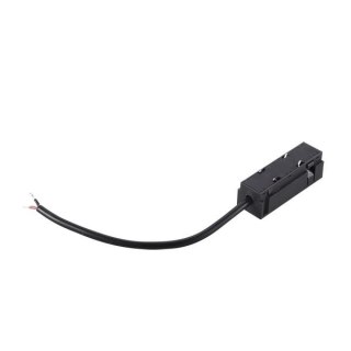 Łącznik końcówka zasilająca jednostronna z przewodem do szyn oświetleniowych magnetycznych 48V czarna