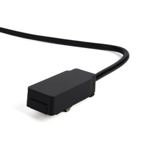 Łącznik końcówka zasilająca jednostronna z przewodem do szyn oświetleniowych magnetycznych 48V czarna