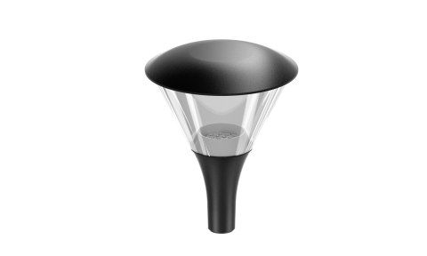 Lampa parkowa latarnia uliczna czarna LED 60W 5000K 6000lm ściemnialna 3w1