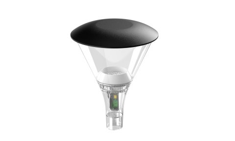 Lampa parkowa latarnia uliczna czarna LED 60W 5000K 6000lm ściemnialna 3w1