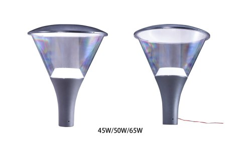 Lampa parkowa latarnia uliczna czarna LED 60W 5000K 6000lm ściemnialna 3w1