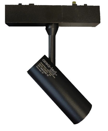 Reflektor Spot Szynowy Magnetyczny LED 7W 3000K 48V Czarny - Nowoczesne Oświetlenie