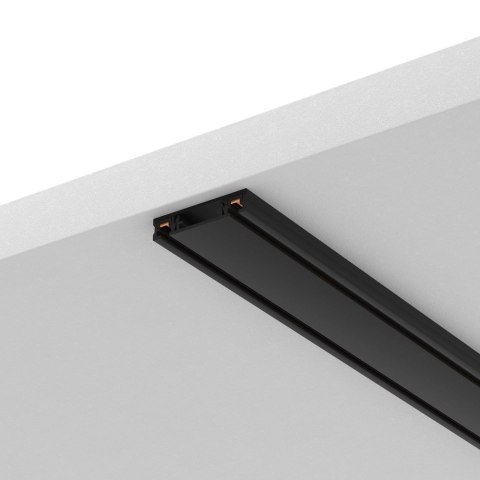 Szyna magnetyczna szynoprzewód natynkowa jednofazowa listwa Ultra Slim 48V 2m czarna