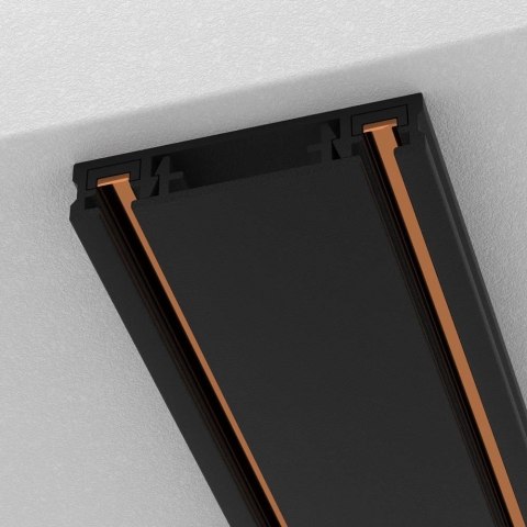 Szyna magnetyczna szynoprzewód natynkowa jednofazowa listwa Ultra Slim 48V 2m czarna