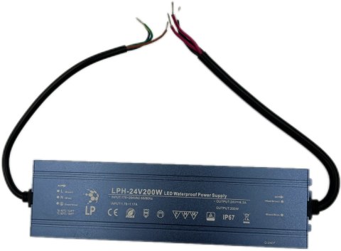 ZASILACZ 200W 24V HERMETYCZNY LPH200W EKSTRA SLIM IP67