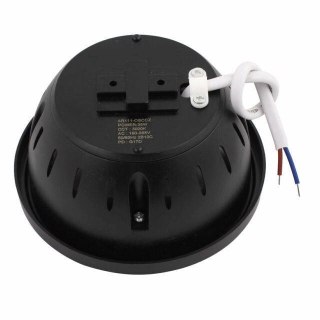 Żarówka AR111 COB LED czarna 12° 35W 3000K ciepła barwa