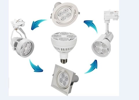 Żarówka E27 LED PAR30 biała 24° 45W 3000K ciepła barwa do doświetlania roślin