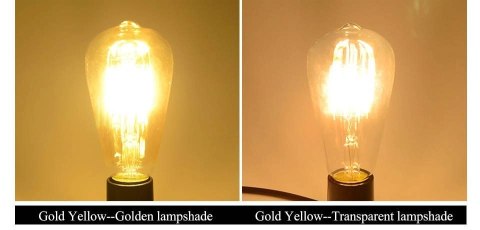 Żarówka LED ST64 E27 Filament 2300K 8W retro typ Edison barwa ciepła