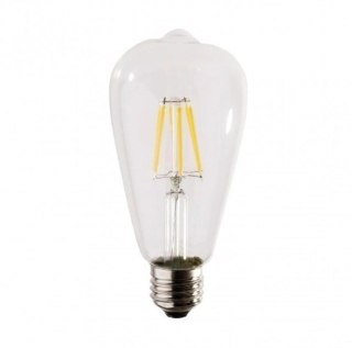 Żarówka LED ST64 E27 Filament 4000K 4W retro vintage typ Edison barwa neutralna