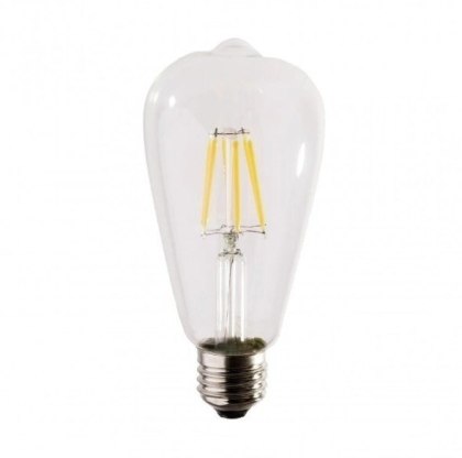 Żarówka LED ST64 E27 Filament 4000K 4W retro vintage typ Edison barwa neutralna