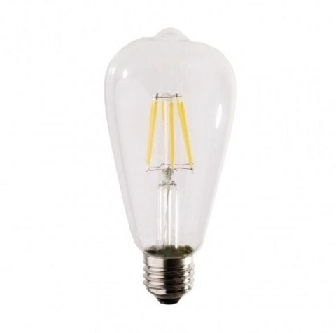 Żarówka LED ST64 E27 Filament 4000K 4W retro vintage typ Edison barwa neutralna