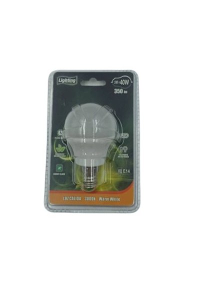 Żarówka LED bulb E27 5W 350lm 3000K ciepła