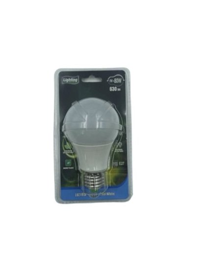 Żarówka LED bulb E27 9W 630lm 6000K biała zimna