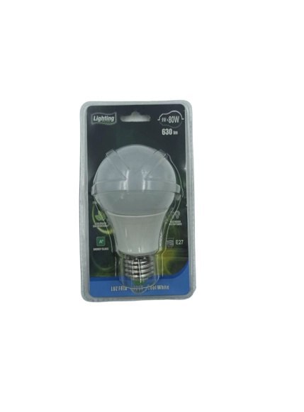 Żarówka LED bulb E27 9W 630lm 6000K biała zimna