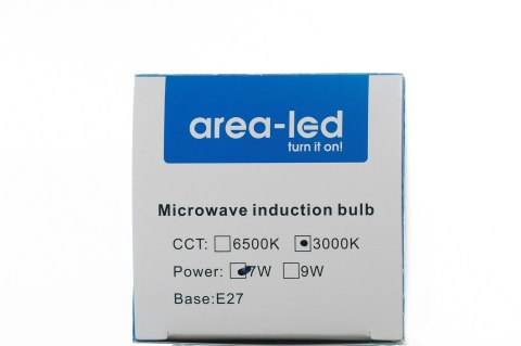 Żarówka LED bulb E27 z czujnikiem ruchu 7W 700lm 6500K biała zimna