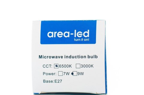 Żarówka LED bulb E27 z czujnikiem ruchu 9W 900lm 6500K biała zimna