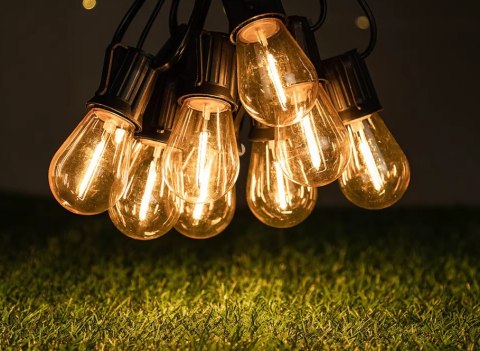 Żarówka vintage retro Edison Filament LED 1W ST45 E27 2300K barwa ciepła
