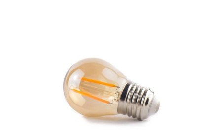 Żarówka vintage retro Edison Filament LED 2W G45 E27 2300K amber barwa ciepła