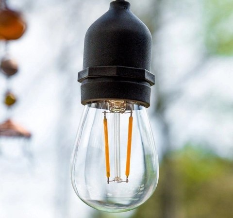 Żarówka vintage retro Edison Filament LED 2W G45 E27 2700K barwa ciepła