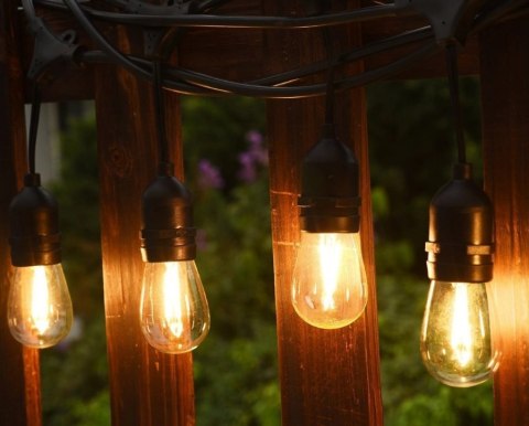 Żarówka vintage retro Edison Filament LED 2W G45 E27 2700K barwa ciepła
