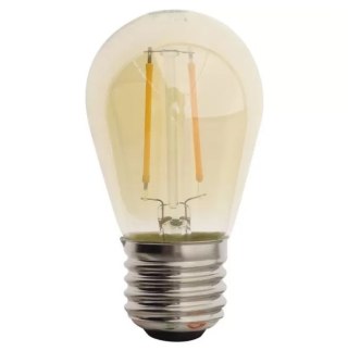 Żarówka vintage retro Edison Filament LED 2W ST45 E27 2300K barwa ciepła