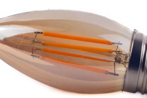 Żarówka vintage retro Edison Filament LED 4W C350 E27 2300K amber barwa ciepła
