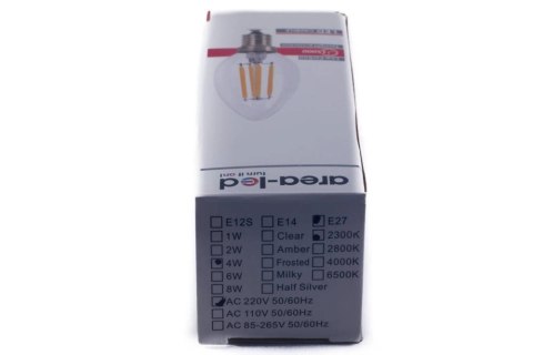 Żarówka vintage retro Edison Filament LED 4W C350 E27 2300K amber barwa ciepła