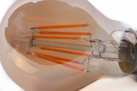 Żarówka vintage retro Edison Filament LED 6W A60 E27 2300K amber barwa ciepła